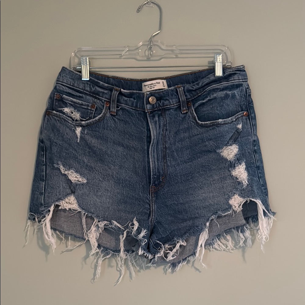 Abercrombie & Fitch Curve Love Mom Shorts